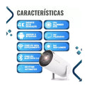 Transforme Qualquer Lugar em um Cinema com o Projetor Portátil HY300!